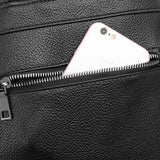 Stylish PU Leather Backpack Purse Cross Shoulder Travel Luggage