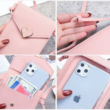 Personalized Name Touch Screen Cell Phone Purse Crossbody Shoulder Bag