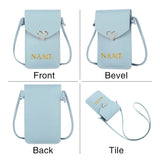Personalized Name Touch Screen Cell Phone Purse Crossbody Shoulder Bag