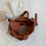 Women Bags Retro Soft PU Leather Shoulder Bags Large Capacity Totes
