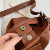 Women Bags Retro Soft PU Leather Shoulder Bags Large Capacity Totes