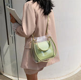 Transparent PVC Handbags Women Bags Sac A Main Femme