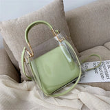Transparent PVC Handbags Women Bags Sac A Main Femme