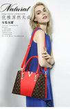 2 Pcs Leather Handbag Tote Shoulder Messenger Bag for Women