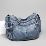 Vintage Leather Shoulder Bag Crossbody Handbag