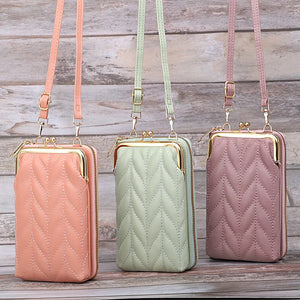 Women Shoulder Purse PU Leather Messenger Tote Bag Lady Cross Body Wallet