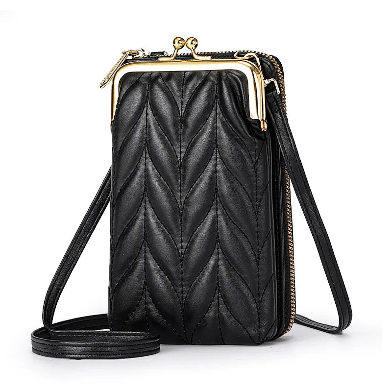 Women Shoulder Purse PU Leather Messenger Tote Bag Lady Cross Body Wallet