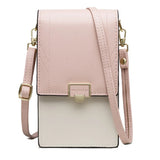 Soft Leather Wallets Cell Phone Purse Crossbody Strap Handbag