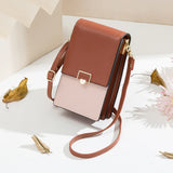 Soft Leather Wallets Cell Phone Purse Crossbody Strap Handbag