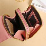 Soft Leather Wallets for Women Touch Screen Cell Phone Purse Crossbody Handbag