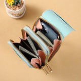 Soft Leather Crossbody Cell Phone Purse for Women