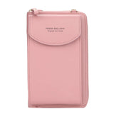 Soft Leather Crossbody Phone Purse for Women