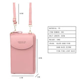 Soft Leather Crossbody Phone Purse for Women