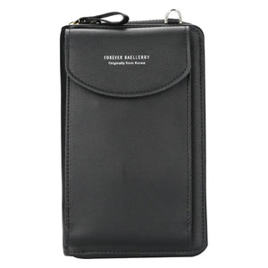 Soft Leather Crossbody Phone Purse for Women