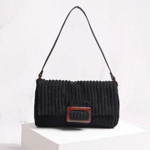 Velvet Shoulder Bag Female Handbag Lady Totes