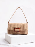 Velvet Shoulder Bag Female Handbag Lady Totes