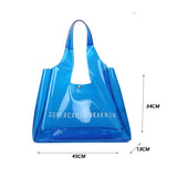 Women PVC Shopping Bag Large Capacity Tote