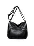 Vintage Casual Messenger Women Shoulder Bag PU Leather Retro Crossbody Purse