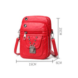 Vintage Shoulder Crossbody Bag Soft PU Leather