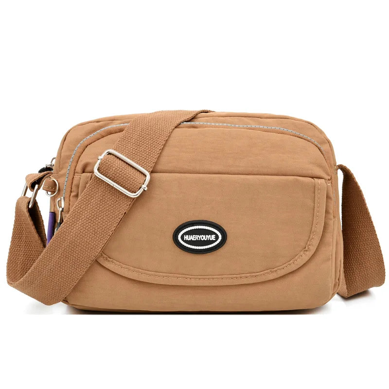Women's Waterproof Nylon Shoulder Bag