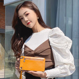 Leather Flap Bag Cell Phone Purse Crossbody Handbag