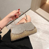 Diamond-Studded Tassel Evening Bags Wedding Purse Dress Beaded Clutch