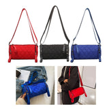 Quilted Barrel Shape Crossbody Bag for Women