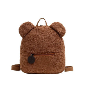 Cute Bear Backpack for Kids & Women, Portable Travel Rucksack