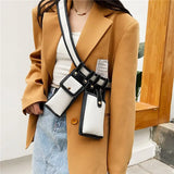 Women Belt Bag Two Pocket Waist Bag Belt Phone Purse Fanny Packs