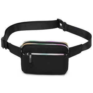 Women Belt Bag Fanny Pack Phone Money Cash Light Sports Waist Bags