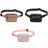 Light Sports Waist Bags Zipper Travel Pouch for Men