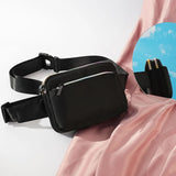 Light Sports Waist Bags Zipper Travel Pouch for Men
