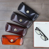 Leather Belt Bag Glasses Case Hard Waist Pouch Eyeglasses Holder