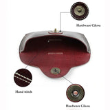 Leather Belt Bag Glasses Case Hard Waist Pouch Eyeglasses Holder