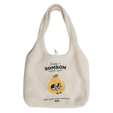 Berber Fleece Shoulder Bag Plush Handbag Canvas Tote Large Capacity