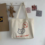 Women Big Canvas Shopping Bag Eco Cloth Large Tote Grocer