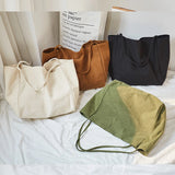 Women Big Canvas Shopping Bag Reusable Eco Shopper Shoulder Bags