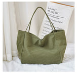 Women Big Canvas Shopping Bag Reusable Eco Shopper Shoulder Bags