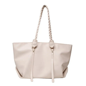 Women Large Capacity Woven Shoulder Bag Totes