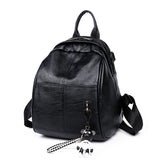 Mini Bear School Backpack Leather Schoolbags For Teenage Girls