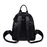 Mini Bear School Backpack Leather Schoolbags For Teenage Girls
