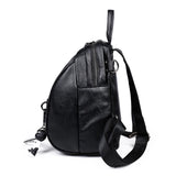 Mini Bear School Backpack Leather Schoolbags For Teenage Girls
