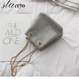 Women Crossbody Bag Shoulder Bag Bright Diamond Chain Clutch