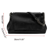 Women Rock Flap Shoulder Bag Faux Leather Handbag