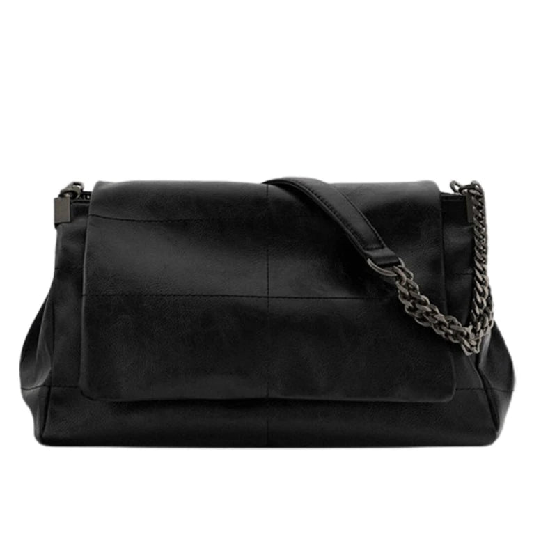Women Rock Flap Shoulder Bag Faux Leather Handbag