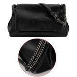 Women Rock Flap Shoulder Bag Faux Leather Handbag