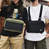 Women Tactical Streetwear Kanye Style Chest Rig Bag Hip-Hop Waistcoat G177