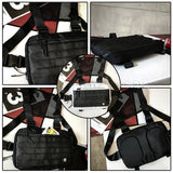 Women Tactical Streetwear Kanye Style Chest Rig Bag Hip-Hop Waistcoat G177