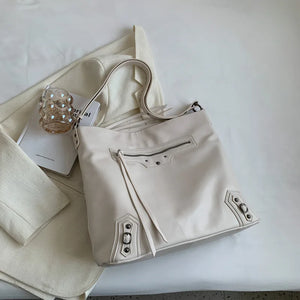 Women Tote Handbags Shoulder Bag Big Capacity Solid Shopper Bag for Girls