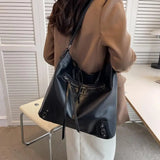 Women Tote Handbags Shoulder Bag Big Capacity Solid Shopper Bag for Girls